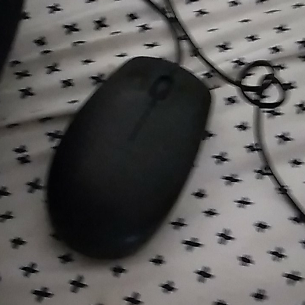 A keyboard mouse